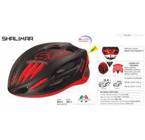 Was $249.99 kask SH+ Matte White/Red L/XL Shalimar Bicycle Helmet SH Plus 