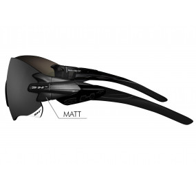 SPORTGLASSES "RG 5200" BLACK MATT smoke lens cat.3